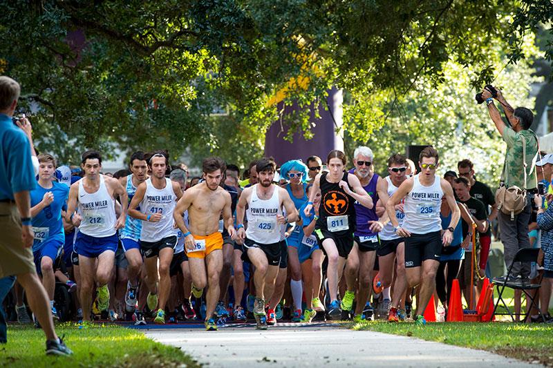 The hue of the day was blue, but the mood was festive at the annual NOLA BlueDoo Party/Walk/Run.