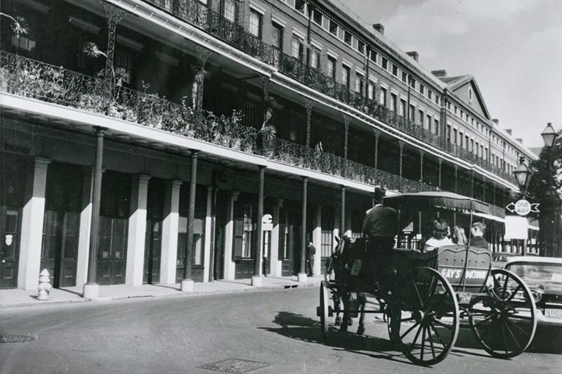 Historical photo captures timeless charm of Jackson Square.