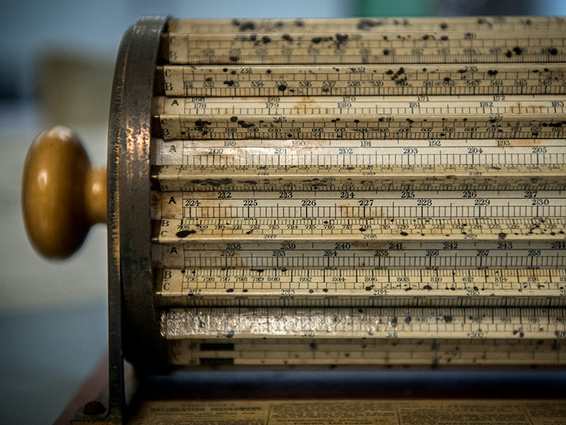 Before Steve Jobs there was Edwin Thacher and his calculator.