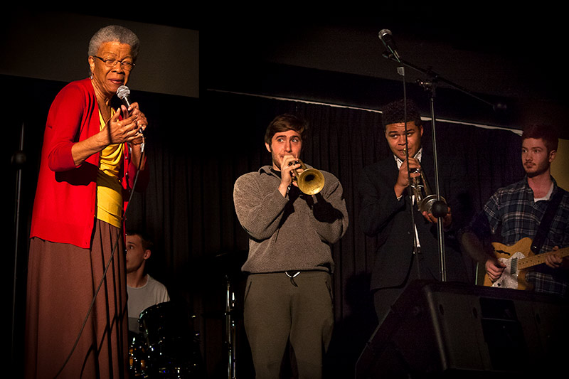 Tulane music students get an opportunity to share the stage with a local jazz legend.