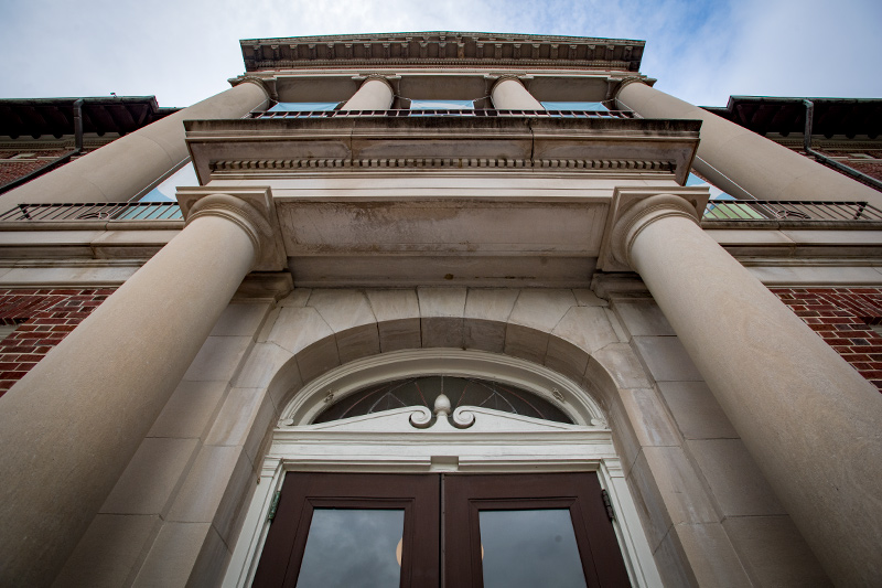 The second in an ongoing series of building portraits, Newcomb Hall is home base for the School of Liberal Arts.