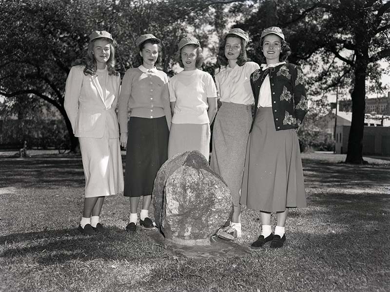Engineering students celebrate St. Patrick in 1948.