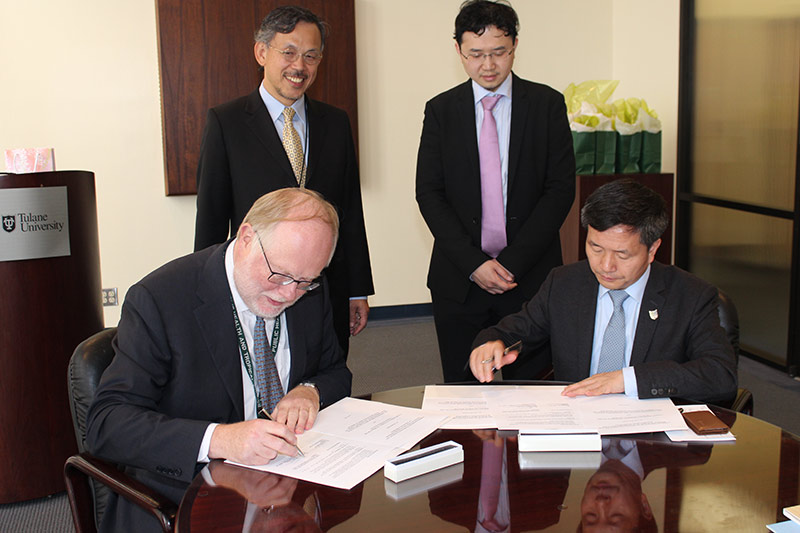 Dr. Pierre Buekens and Dr. Hongbing Shen Dr. Pierre Buekens and Dr. Hongbing Shen