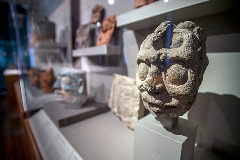 The Middle American Research Institute is home to impressive artifacts from the Maya region. 