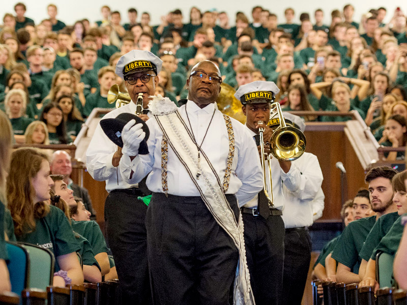 A Tulane tradition, the President's Convocation officially welcomes the Class of 2022 into the Tulane community.