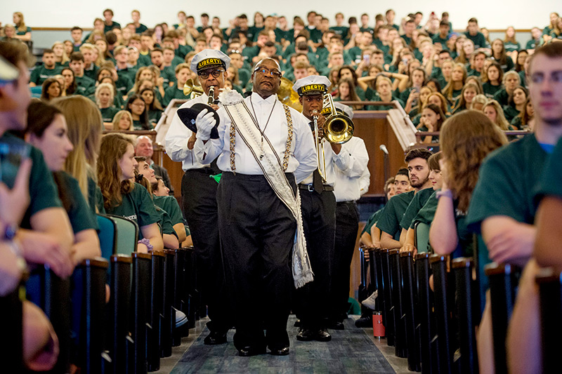 One of the most enduring Tulane ceremonies, the President's Convocation officially welcomes the Class of 2022 into the Tulane community.
