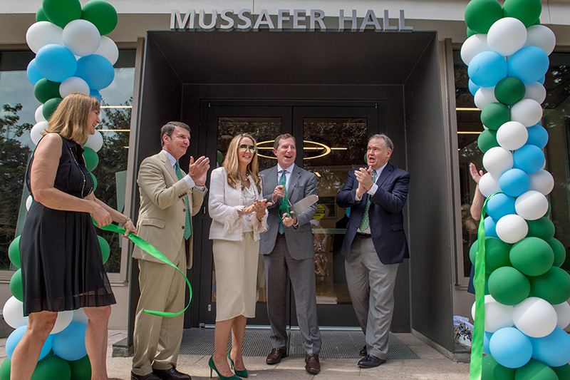 Mussafer Hall dedication officially unites academic, life and career success services under one roof.