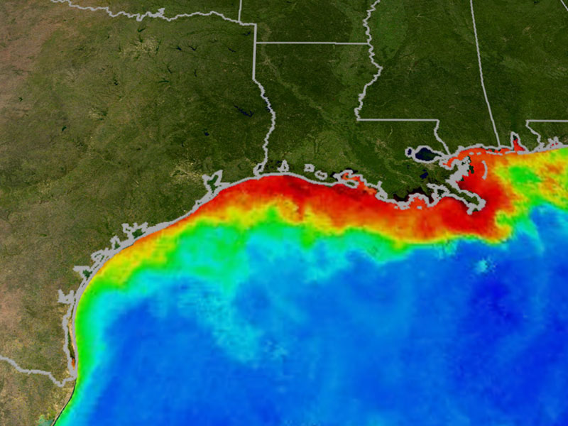 Five finalists have been selected by National Advisory Committee for its $1 million Dead Zone Challenge. (Photo from NASA)