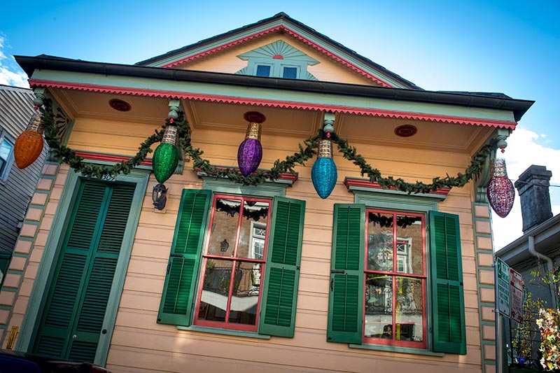 French Quarter home adds fun to the holiday spirit.