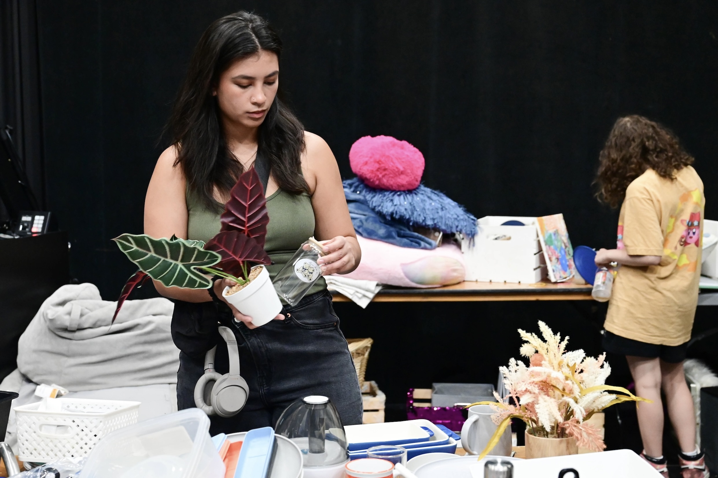 
Student shops Trash to Treasure sale 