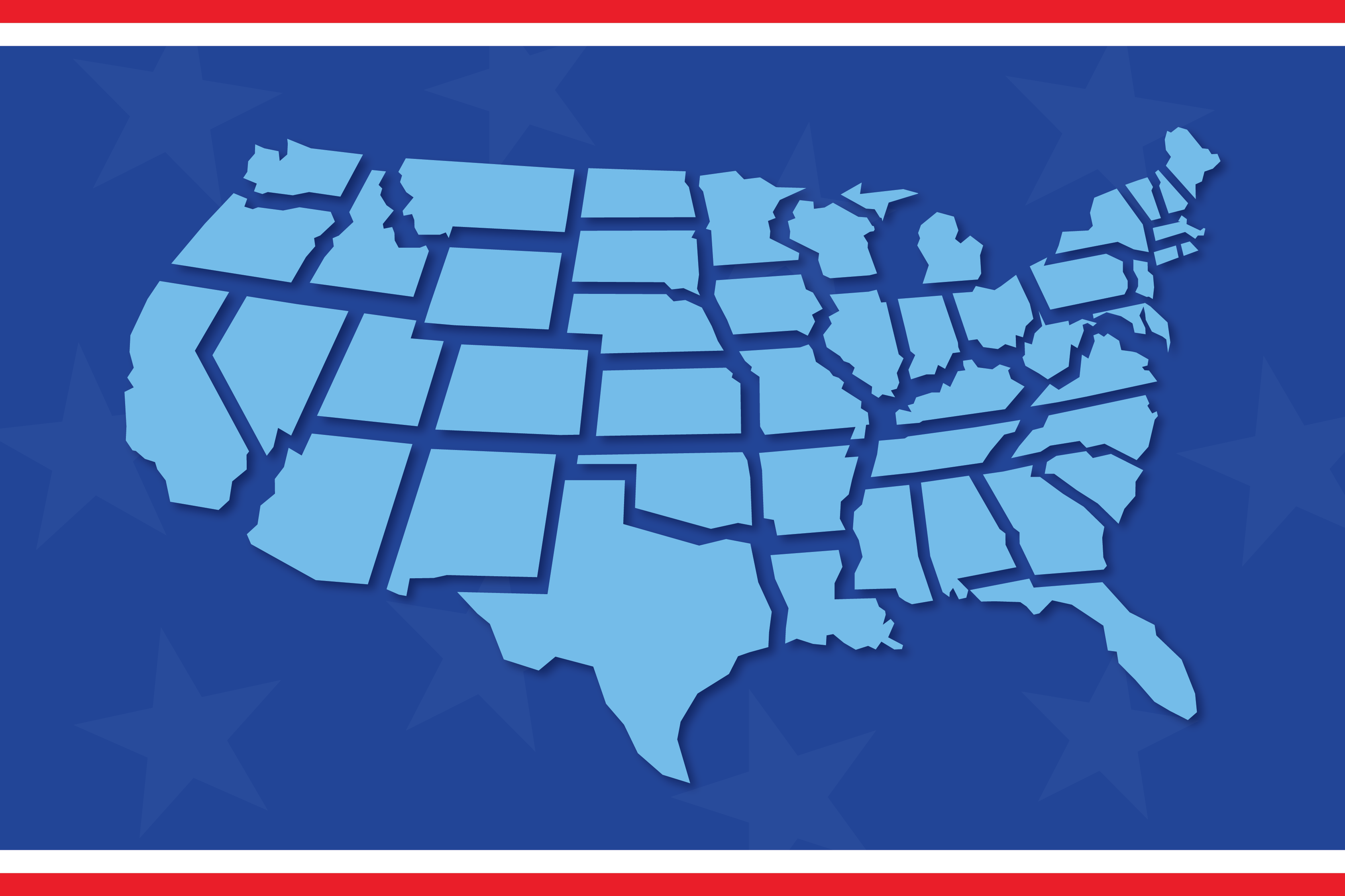 
map of U.S. 