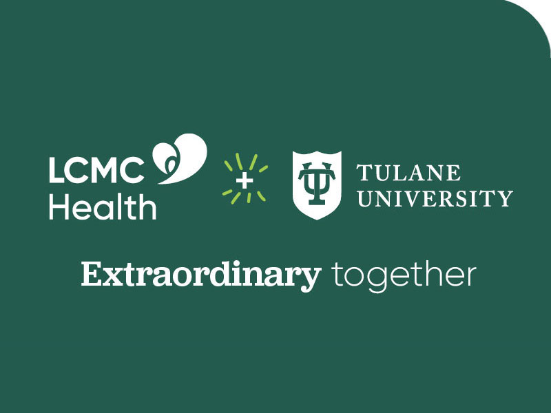 UMC Health and Tulane University - Extraordinary Together Graphic
