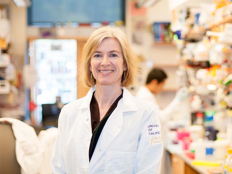 Jennifer A. Doudna, who won the 2020 Nobel Prize in chemistry, is the subject in Tulane professor and author Walter Isaacson’s new book – The Code Breaker: Jennifer Doudna, Gene Editing, and the Future of the Human Race (Photo by Keegan Houser)