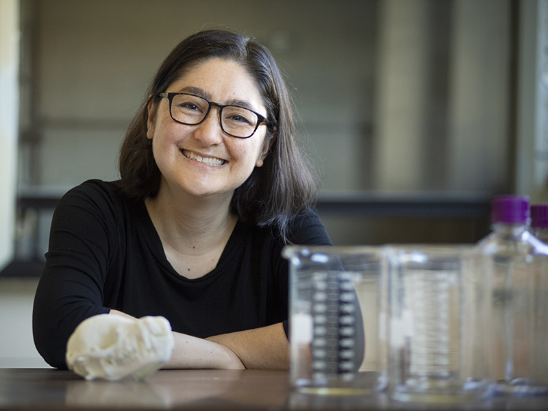 Hannah Frank, bat expert at Tulane