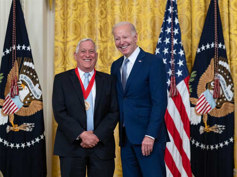 Tulane’s Walter Isaacson was awarded a National Humanities Medal, one of the nation’s highest honors, from President Joe Biden.