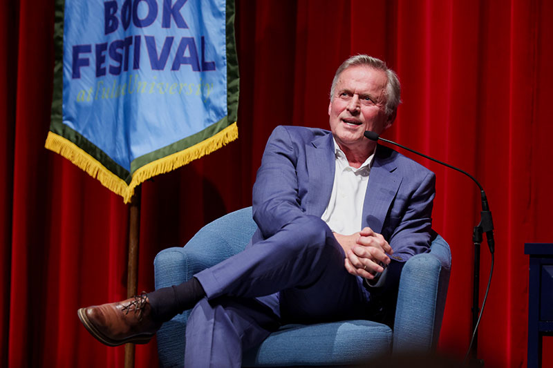 John Grisham at the New Orleans Book Festival at Tulane University