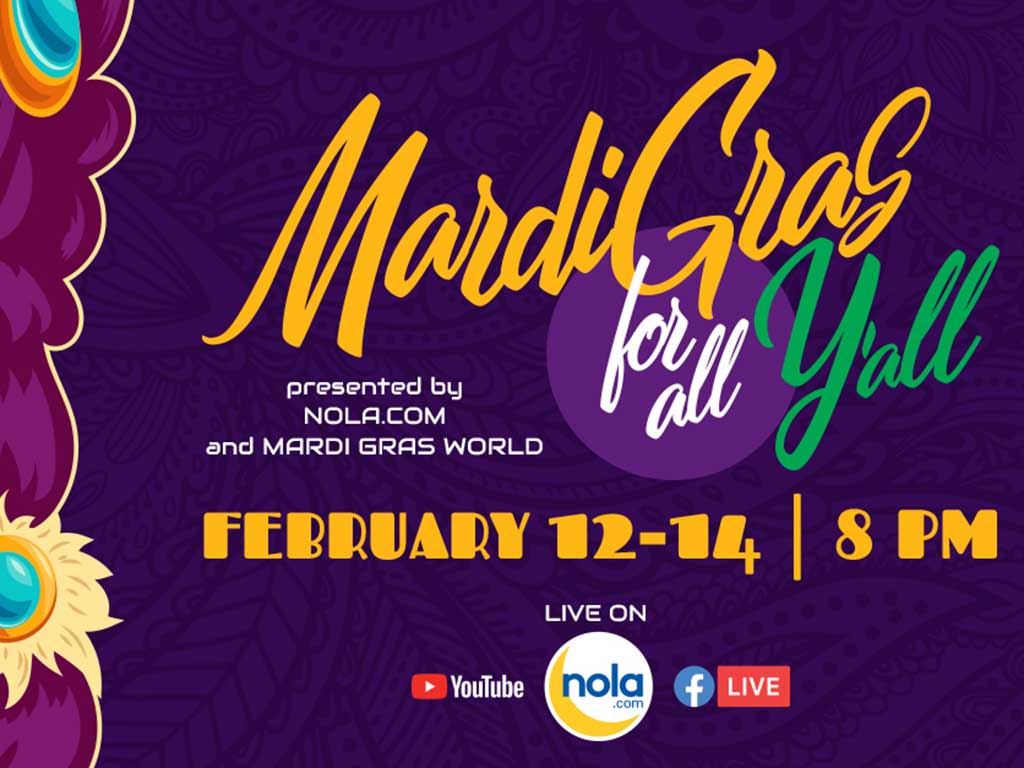 Mardi Gras for All Yall graphic
