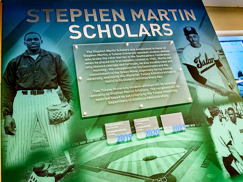 Stephen Martin Scholars honor wall