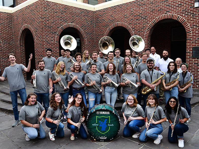 Thirty-one members of the Tulane University Marching Band will perform at the 2020 World Expo in Dubai. 