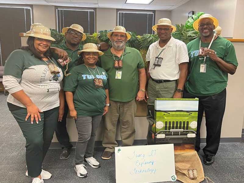 Tulane Wear Your Green Day challenge winners