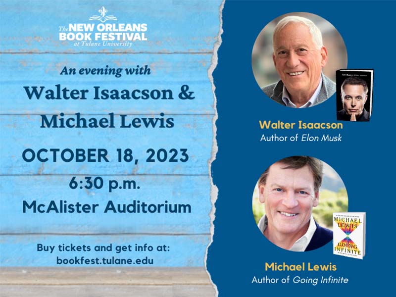 Walter Isaacson-Michael Lewis event