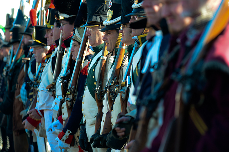 Ceremony marks the commemoration of the Battle of New Orleans.