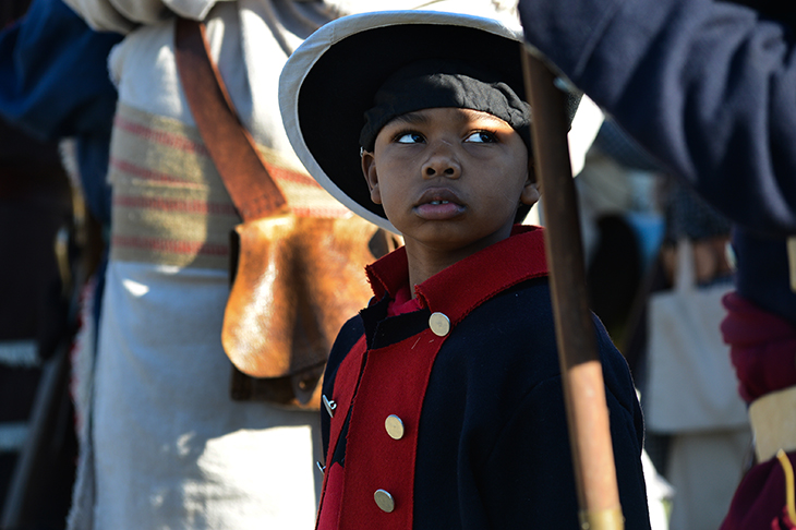 Ceremony marks the commemoration of the Battle of New Orleans.