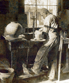 Newcomb master potter Joseph Meyer