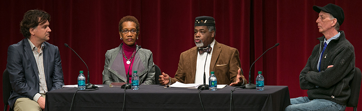Panel members talk about Mahalia Jackson