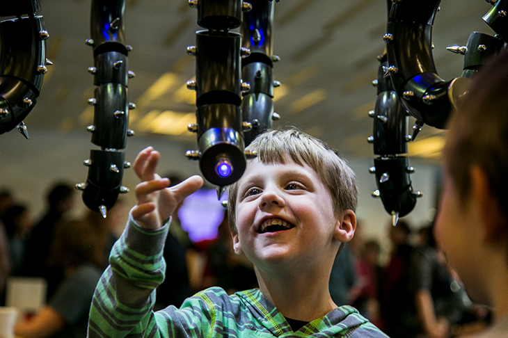 The wild and the wacky were on display at the 2015 Mini Maker Faire. The wild and the wacky were on display at the 2015 Mini Maker Faire.