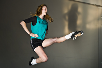 Irish dancer Lily Wood.