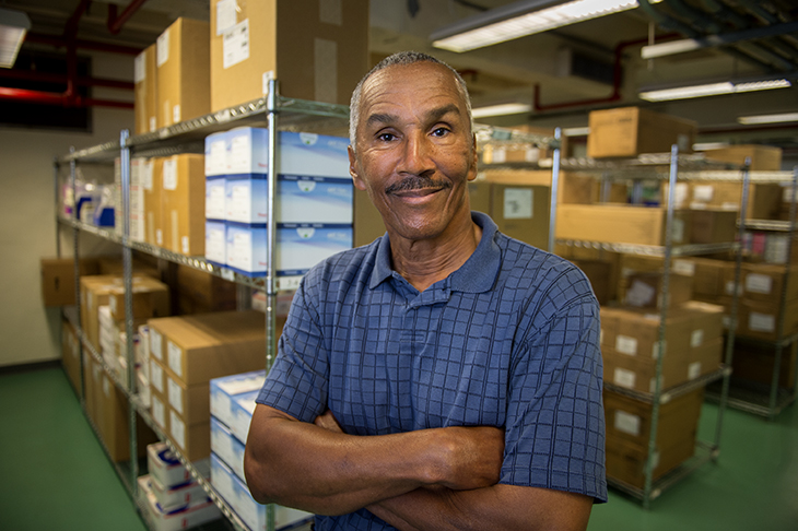 Garry Rolland is one of the Tulane employees who celebrated milestone anniversaries in 2014