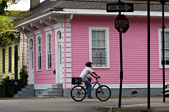 biking