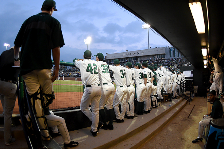 The Green Wave baseball team gets set to start an eight-game home stand on Tuesday.