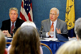 Arnie Fielkow and Scott Cowen
