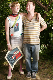 Chaz Fest founders Kourtney Keller and Alex McMurray.