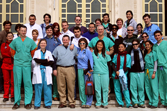 Tulane medical students and faculty 