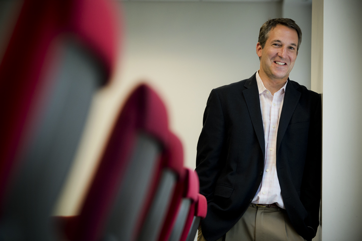 Teaching award winner Gabe Feldman of the law school.