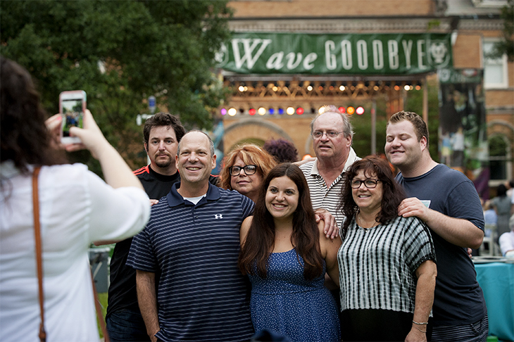 Pre-commencement party is a festive send-off for grads.