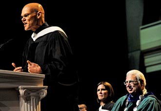 James Carville, Mary Matalin and Scott Cowen 