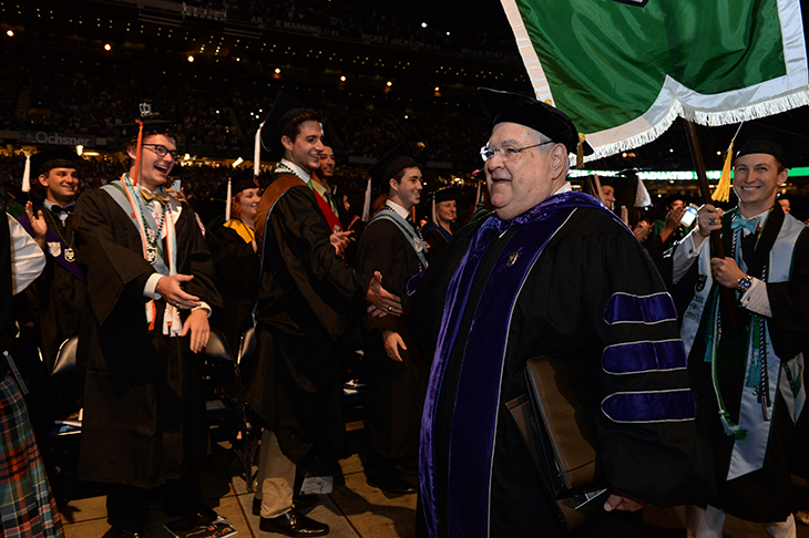 Earl Retif at commencement 2015 Earl Retif at commencement 2015