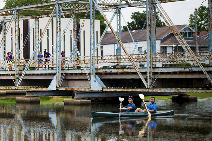 The Magnolia Bridge is a popular destination for New Orleans residents. 