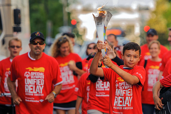 The Special Olympics Unified Relay will make a pit stop on the Tulane University uptown campus as the torch travels through New Orleans en route to the World Games in Los Angeles.