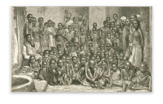 African slaves rescued