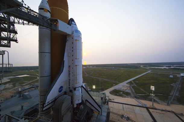 Shuttle at sunrise Shuttle at sunrise