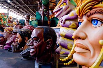 View of Mardi Gras World