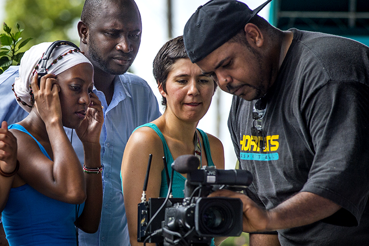 Young African Leaders Initiative fellows work in the New Orleans community.