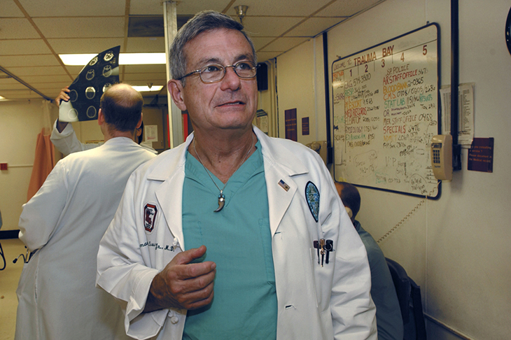 Tulane trauma surgeon Dr. Norman McSwain