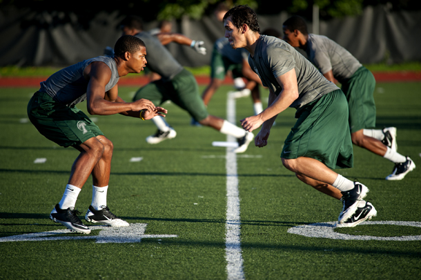 football practice