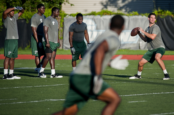 football practice